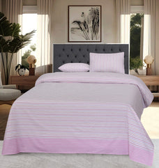 3 Pcs Pure Cotton Bed sheet B- 24