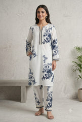 2-Pcs Digital Printed Premium Lawn By So Kamal SK-2