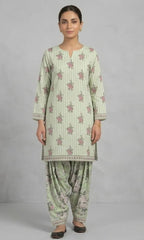 2-Pcs Digital Printed Premium Lawn By So Kamal SK-6