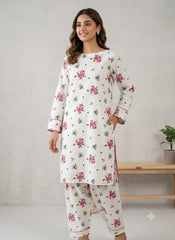 2-Pcs Digital Printed Premium Lawn By So Kamal SK-8