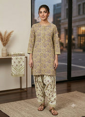 2-Pcs Digital Printed Premium Lawn By So Kamal SK-15