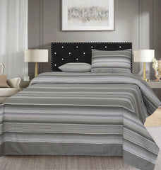 3 Pcs Pure Cotton Bed sheet B- 9