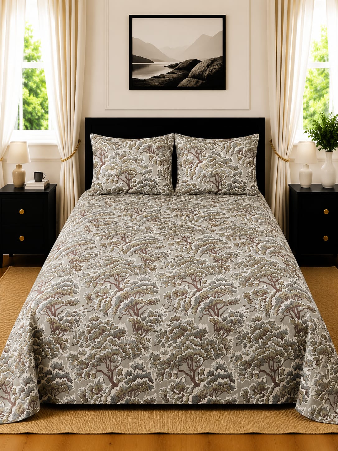 3 Pcs Cotton Bedsheet 14