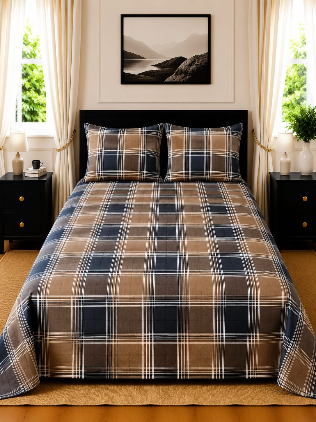 3 Pcs Cotton Bedsheet 16