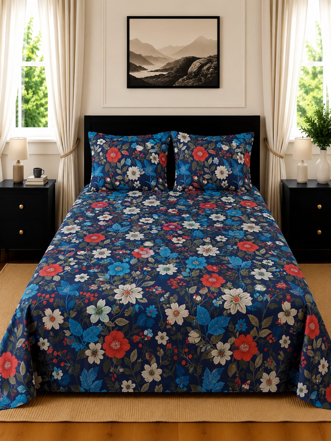 3 Pcs Cotton Bedsheet 5