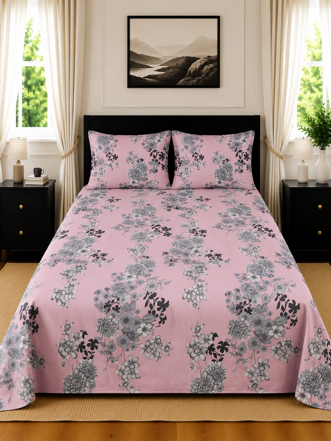 3 Pcs Cotton Bedsheet 6