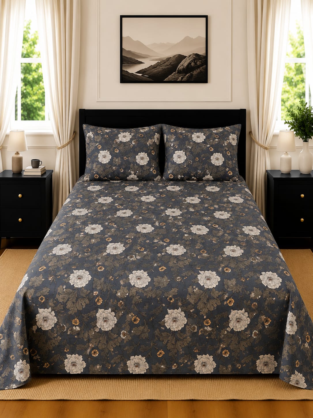3 Pcs Cotton Bedsheet 9