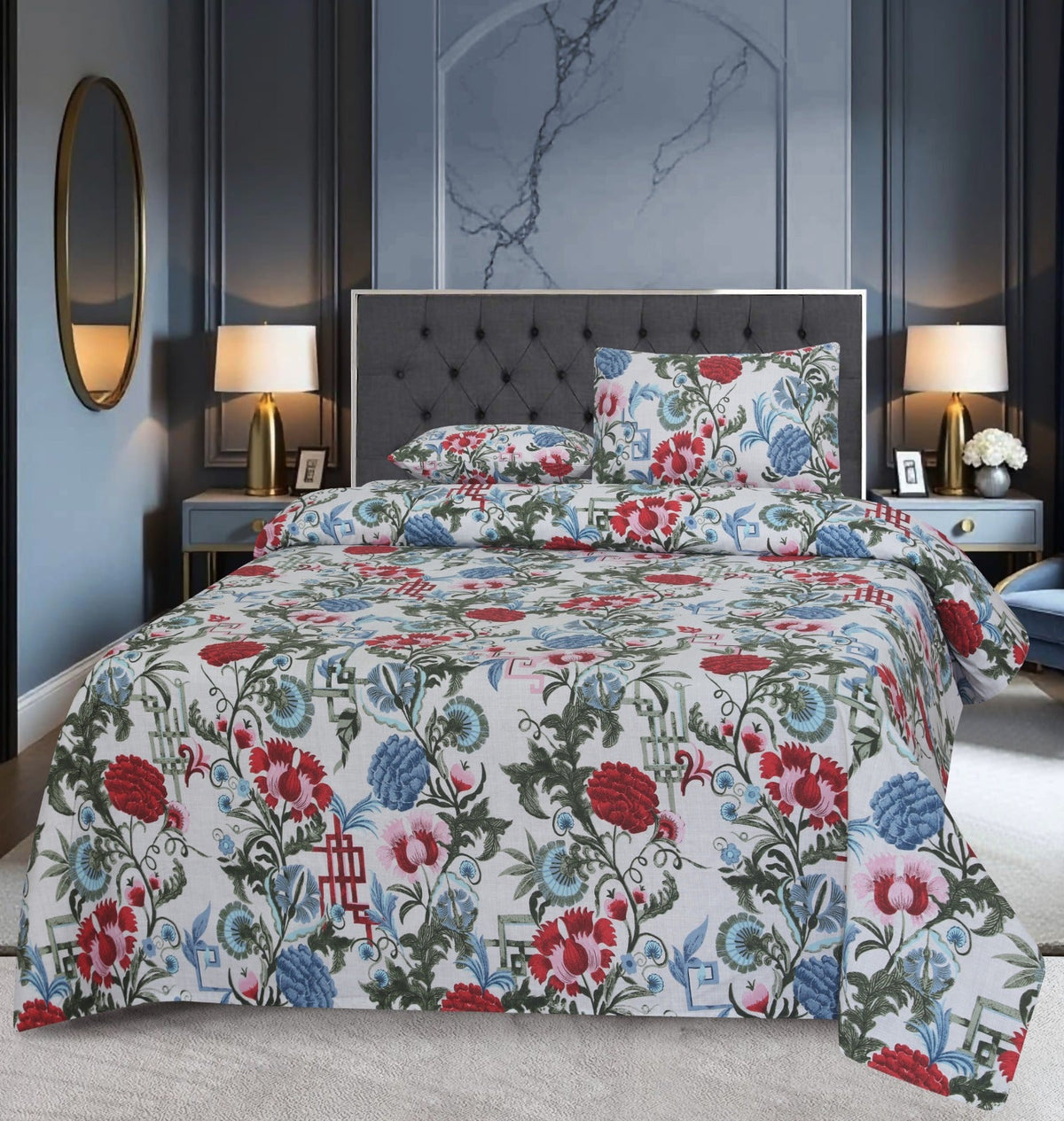 Double Bed Sheet Design D-2