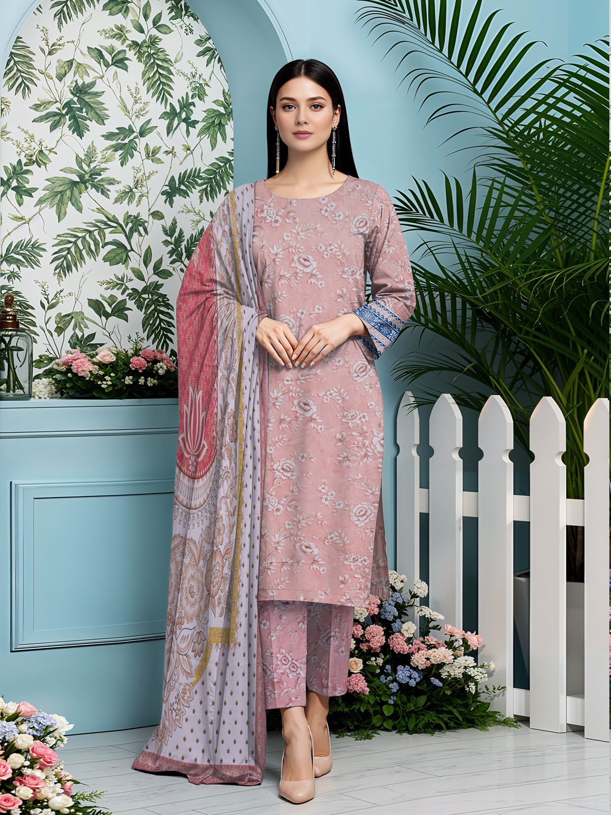 3 Piece Summer Lawn Design 1002