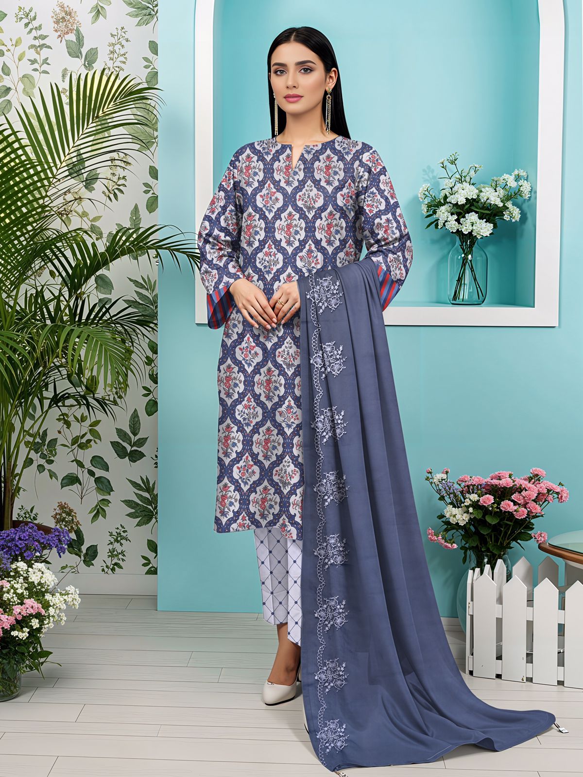 3 Piece Summer Lawn Design 1003