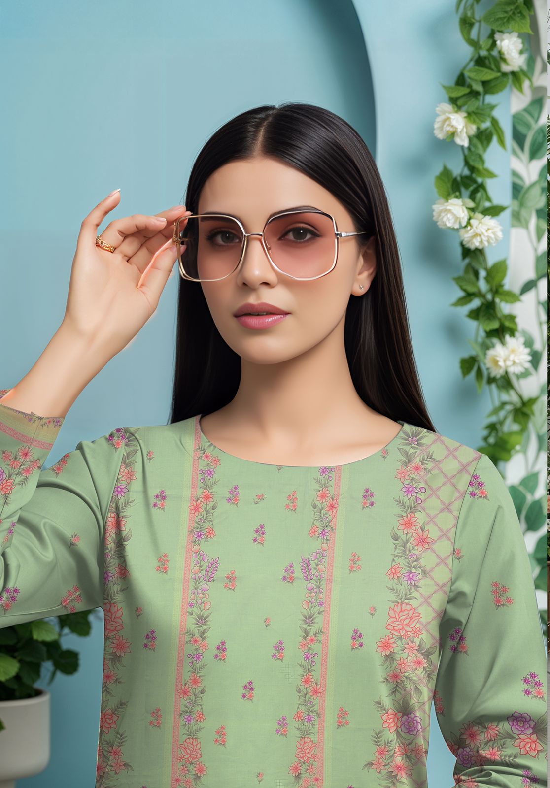 3 Piece Summer Lawn Design 1006