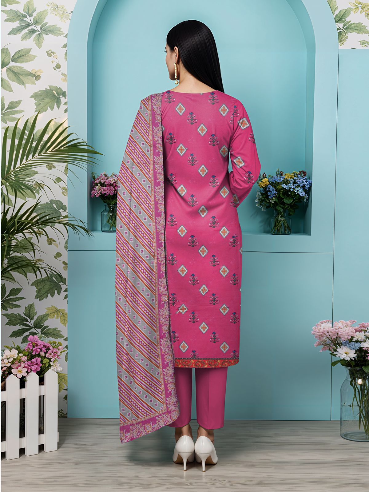 3 Piece Summer Lawn Design 1008
