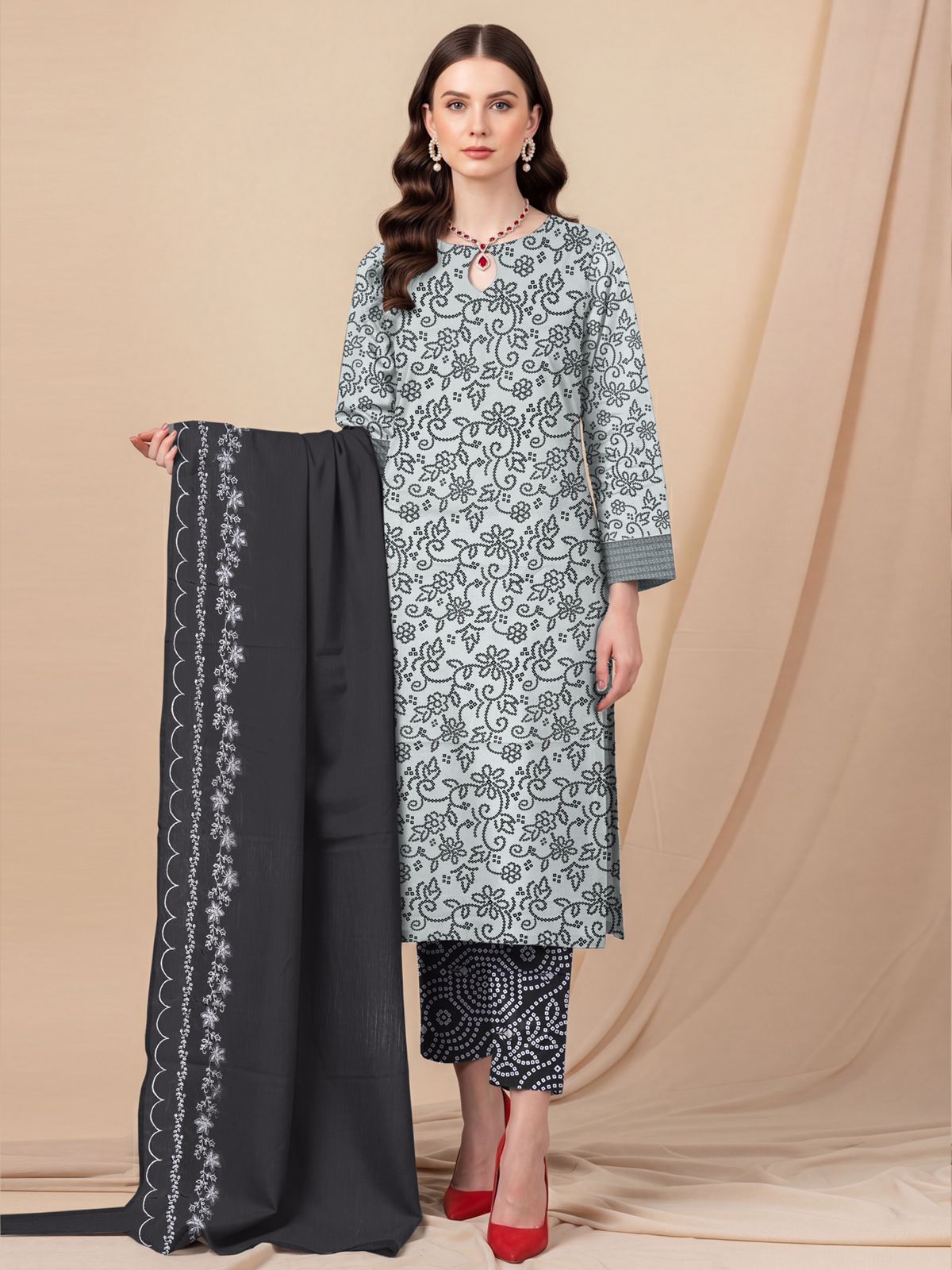 3 Piece Summer Lawn Design 1029