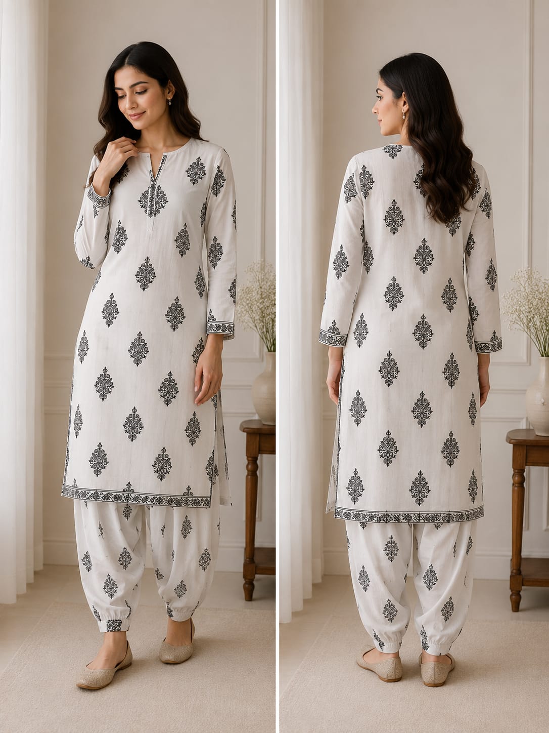 2-Pcs Digital Printed Premium Lawn By So Kamal SK-36
