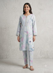 2-Pcs Digital Printed Premium Lawn By So Kamal SK-1