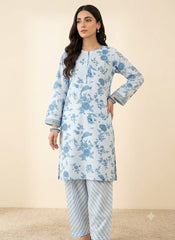 2-Pcs Digital Printed Premium Lawn By So Kamal SK-5
