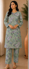 2-Pcs Digital Printed Premium Lawn By So Kamal SK-17