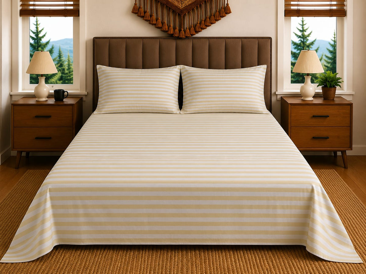 3-Pcs Double Bedsheet D-5