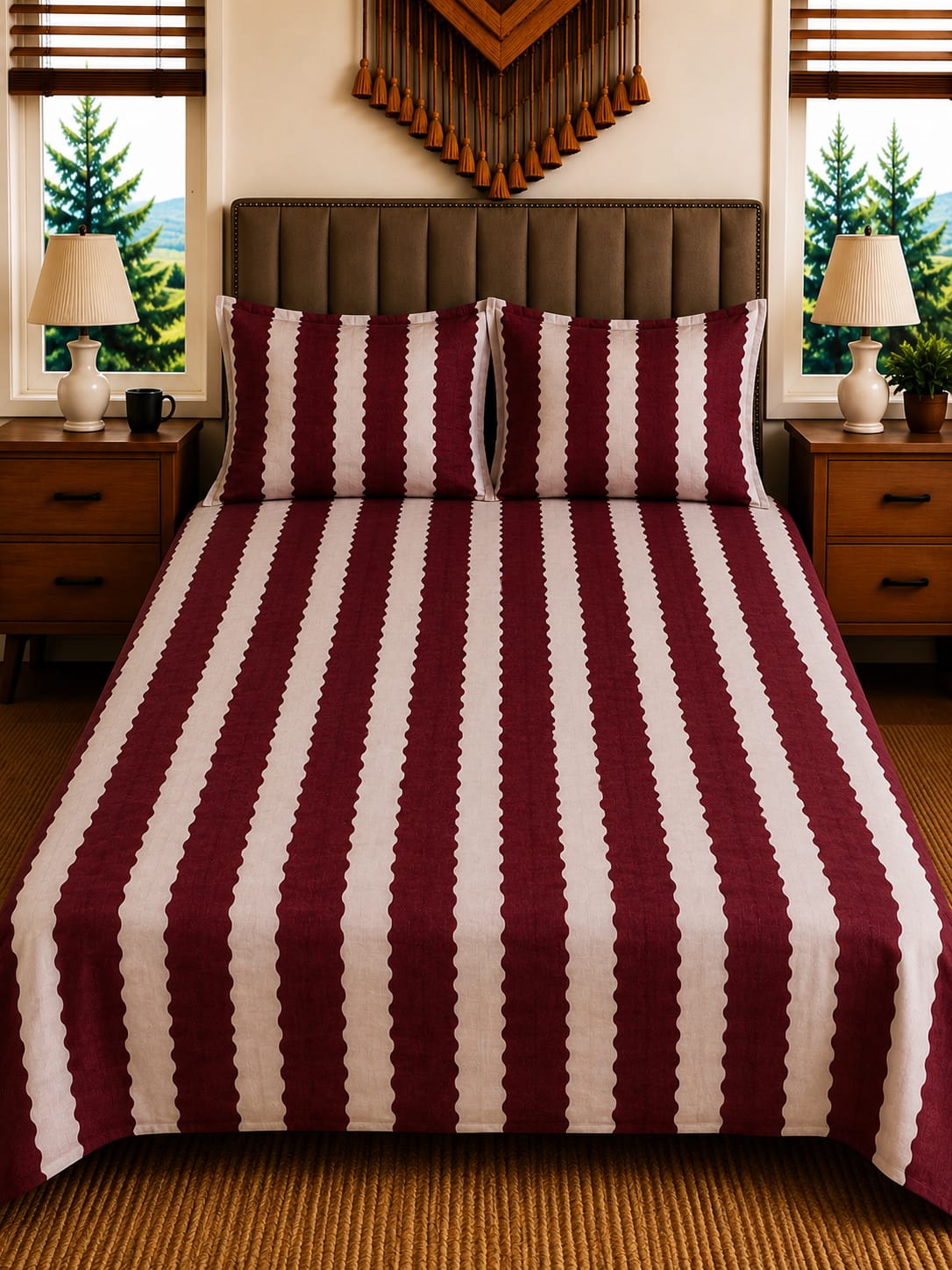 3-Pcs Double Bedsheet D-8