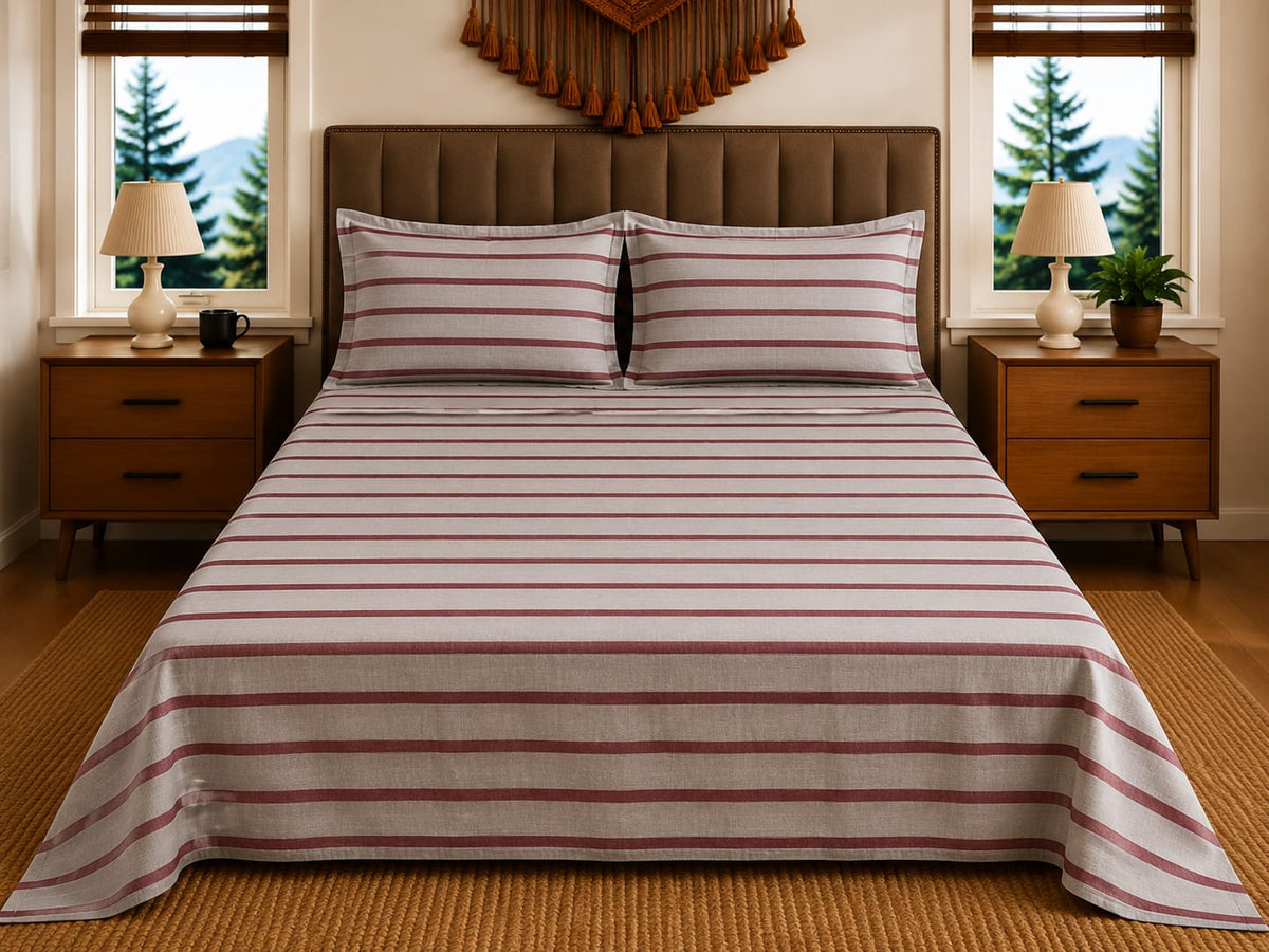 3-Pcs Double Bedsheet D-9