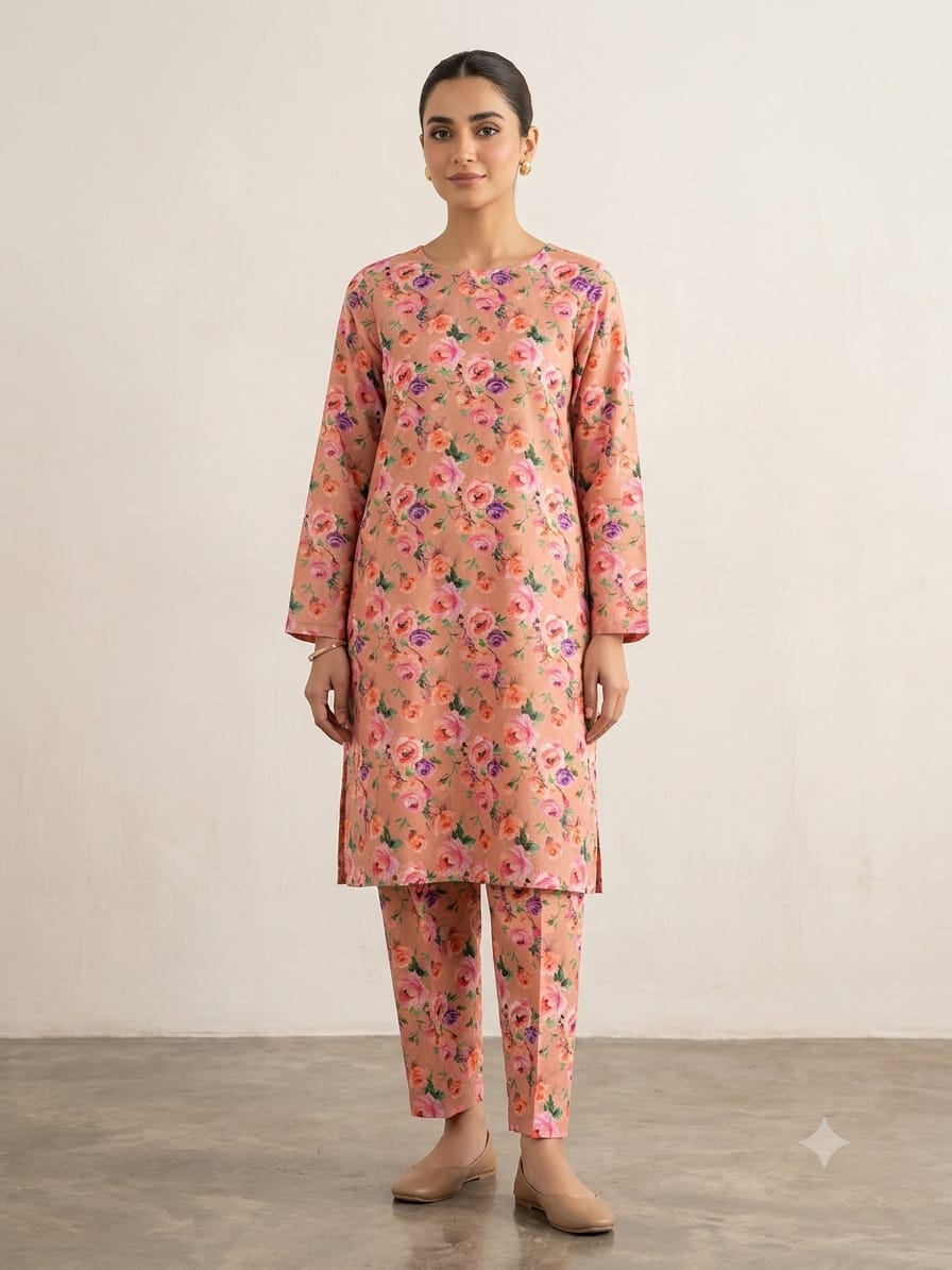 2-Pcs Suit Premium Quality By SO KAMAL C-14