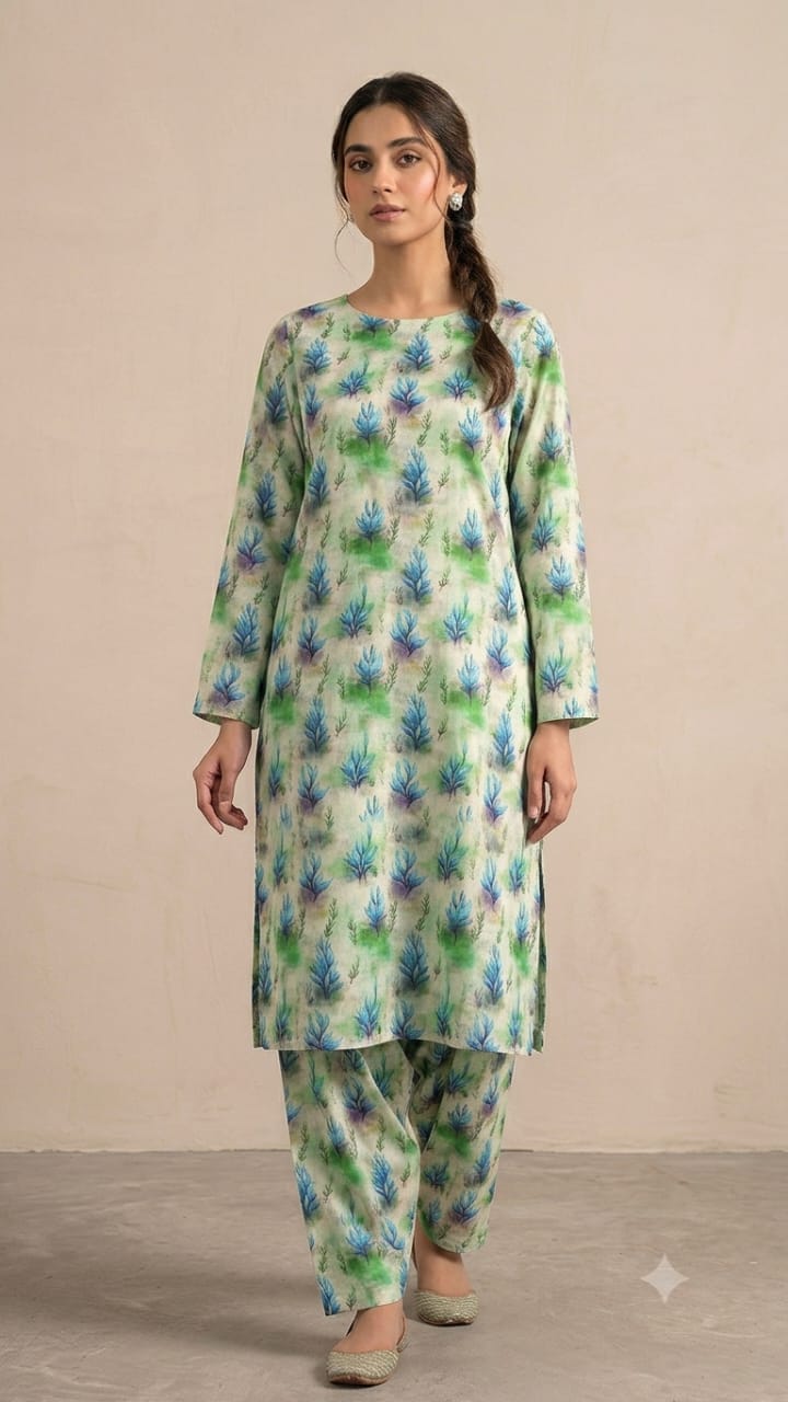 2-Pcs Suit Premium Quality By SO KAMAL C-7