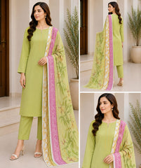 1-Pcs Printed Lawn Dupatta